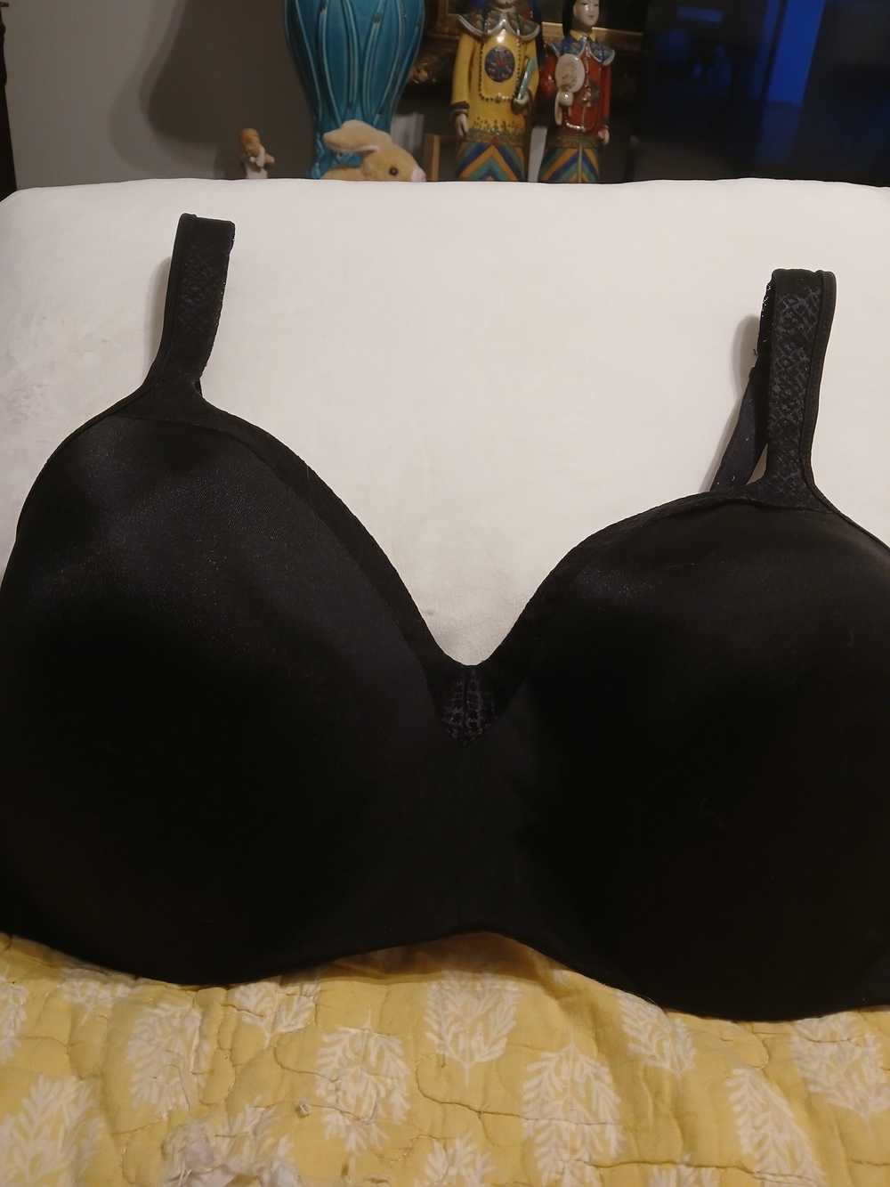 44DD Black Smooth Comfort T-Shirt Bra